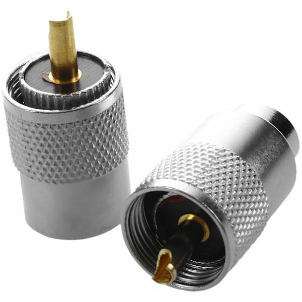 5 stk. UHF Pl259 loddeforbindelse til Rg8