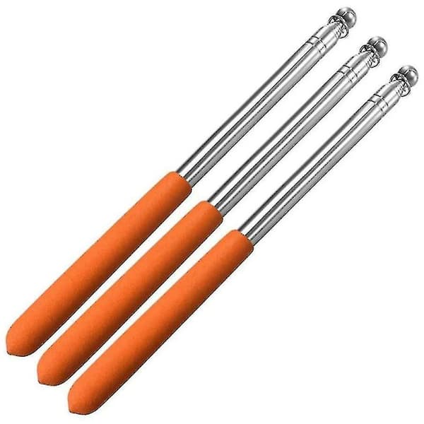 1,2 m Retractable Guide Flag Pole Blå Rostfritt Stål Undervisning Peka