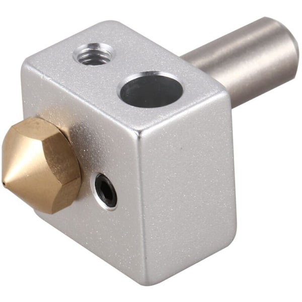 MK10 Hotend Kit til 3D-printer med M7-dyse og hals med PTFE-rør, opgraderet version, kompatibel med M3-termistorer