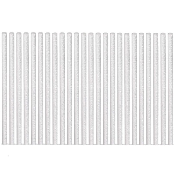 24 st ersättningsfiberglasvekar, lampvekar, ljusvekar för utomhusfacklor, 0,5 x 9,85 tum