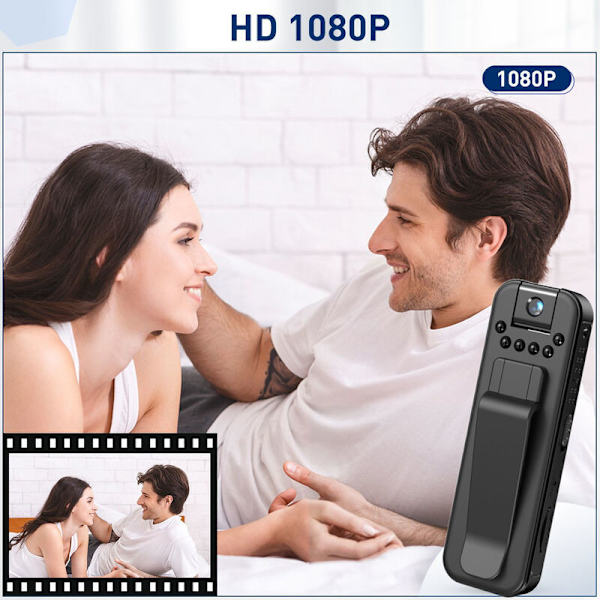 Mini Lomme Videooptager 1080P HD Video Loop Optagelse Nattesyn Kamera Mikro Spy Cam