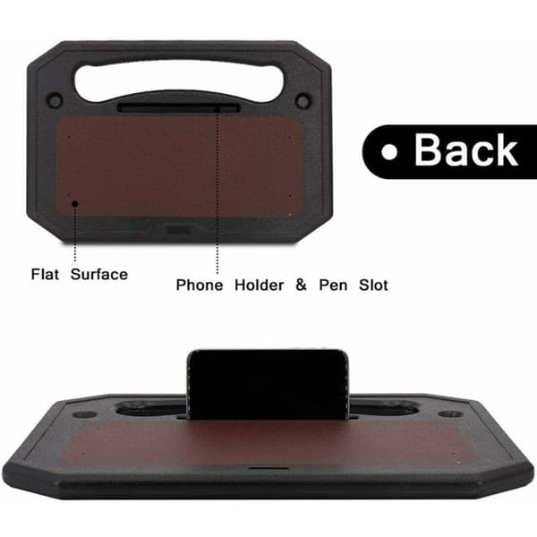 Auto Bil Computer Bakkeholder Bærbar Rat Desk (Pakke 1) Sort