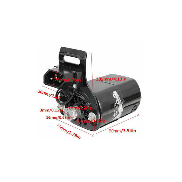 Hushållssymaskinsmotor 220V 180W 0.9A