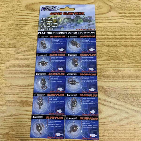 5X N3 Gløderør Tændrør til 70117 1/10 1/8 RC Truck Nitro Motor Dele