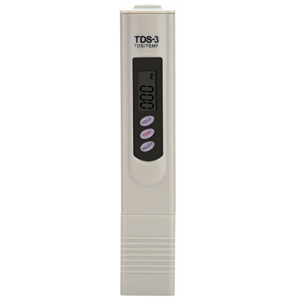 TDS-testare Multifunktionell Digitalmätare, Professionell Vattenkvalitetstestare Renhetstestare 0-9990ppm Mätningsområde Mätare med LCD-display för Kran W