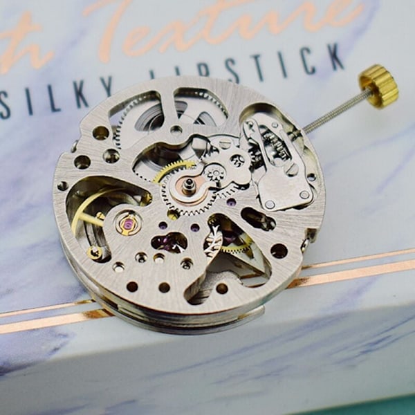 Radiation-Up Pendulum Skelet Bevægelse Pendul Indstilling Radial Mønster Automatisk Urværk Bevægelse 2001