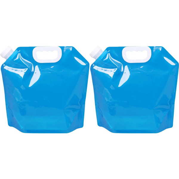 5L / 10L Kran Stor Kapacitet Utomhus Resa Camping Bergsklättring Bärbar Vikbar Vattenpåse - Utomhus Vikbar Vattenpåse, Camping Vikbar