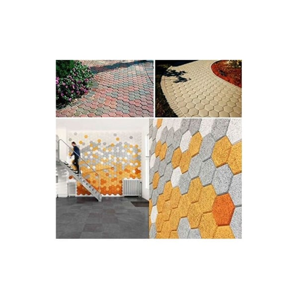 Betonilaattamuotti 29 x 29 cm Polku Terassi Ajorata Patio Puutarha DIY Kivitie Muotti