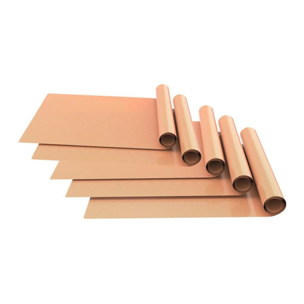 Ugnfoder för ugnens botten, 5-pack 16 x 24 tum Tjocka, slitstarka, non-stick ugnsmattor, återanvändbara ugnsfoder Bruna