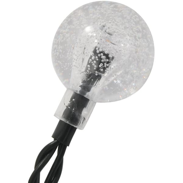 30 LED-boll LED-ringljus sollampa LED-slinga solcellslampor julgransdekoration för utomhusbruk