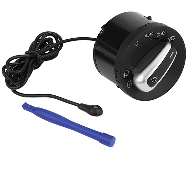 Strålkastarswitch, Switch Control, Automatisk Strålkastare Lampa Kontroll Switch Ljus Sensor Modul för Passat för Golf Mk5 Mk6 Tiguan Passat B6 Touran MK5