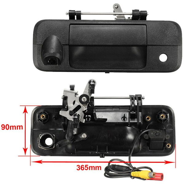 Takaluukun kahva kameralla varustetulla peruutuskameralla Toyota-Tundra 5.7L V8 GAS 2007-2013 690900C051 8679034011 8679034030