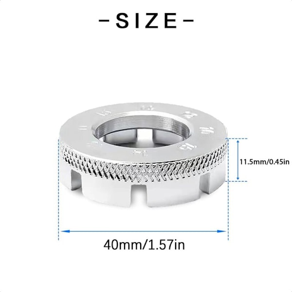 10 stk. Cykel Eger Nøgleværktøj 6 Størrelser Hård Stål 8 Vejs til Justering af Spænding af Hjul
