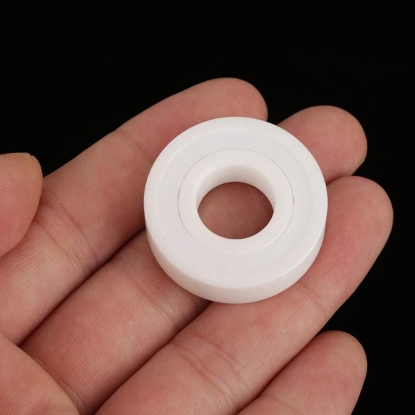 6001-2RS Kullager, ZrO2 Högprecision Keramisk Kullager 12 x 28 x 8 mm / 0,5 x 1,1 x 0,3 tum Vit Kullager 1 Pack