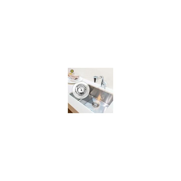 2-pack Köksho Strainer 80MM Universal Rostfritt Stål Sänkhålsplugg - Sänkhål/Handfat Strainer - Köksho Strainer (Metallmutter för Tjockare Stål)