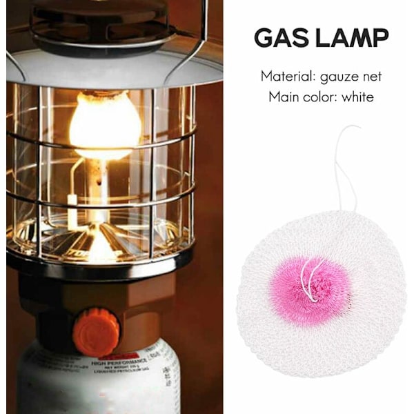 Limstrumpa för gaslykta, 10 st/förpackning