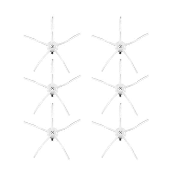 Sidebørste til S7 S7 Max S7 Maxv T7S T7S plus S6 S5 MAX S50 S55 E35 E2 Robotstøvsuger Dele Hvid
