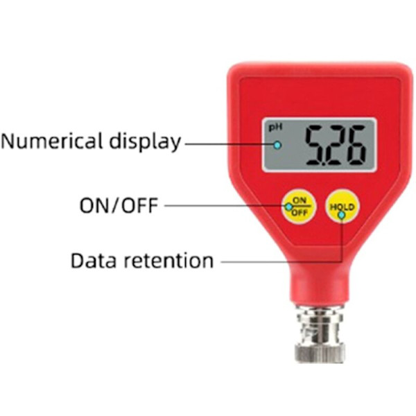 PH-98106 Meter Digital Surhedsgrad Måler PH Tester Jordtester til Planter Blomster Grøntsager Surhedsgrad Fugt