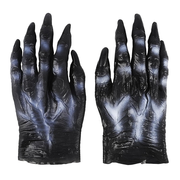 Wolf Claw Gloves Scary Halloween -asuhanskat