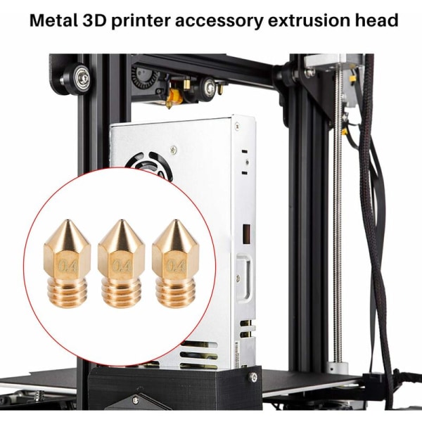 3D-skrivar Mk8 Hotend-kit med extruder-utskriftshuvud monterat extruder-hotend-kit för 3 3 Pro