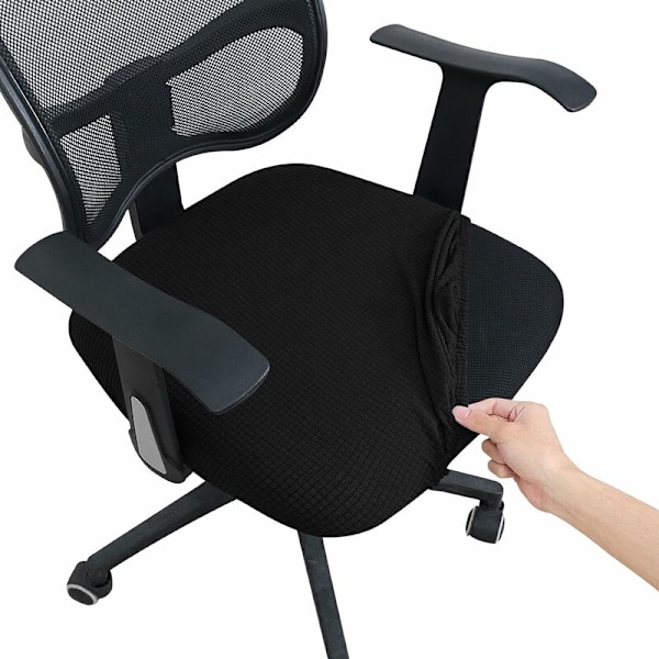 Kontorsstolsöverdrag Avtagbara Stolsöverdrag Universell Modern Simplism Stil Rotationsstolsöverdrag för Kontorsstol Rotationsvridbar Stolsarmstöd Chai