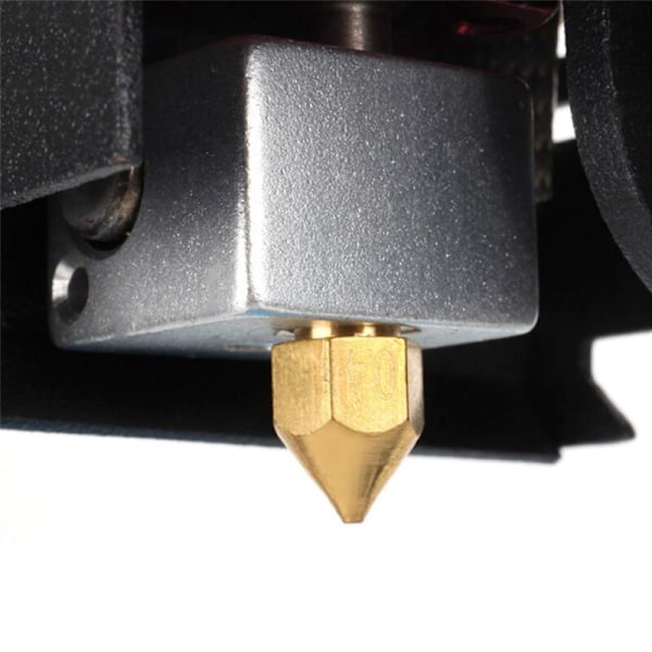 60 st 0,4 mm MK8 3D-skrivarmunstycke för Anet A8 MK8 -10 -10S S4 S5 3Pro 5