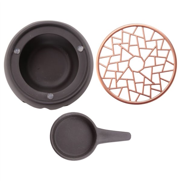 Keramisk Tekanne Varmerholder Base Te Varmer Isolasjonsbase Te Kaffe Varmer Hulrom Lys Varmebase Holder B