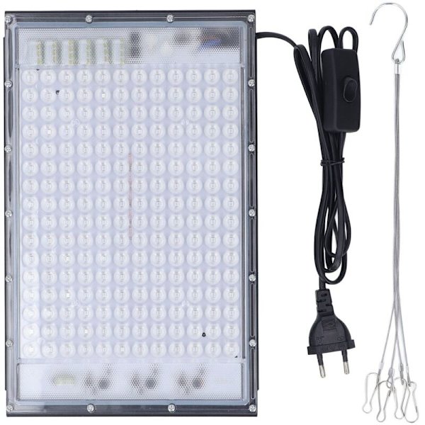 192 LEDer 460nm Full Blå Lampe Solarium Lampe Bærbar Kropp Ansikt Soling Lys 100W 85-265V EU-kontakt