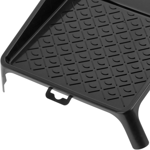 Sort malingspand i plastik, sort, 25 x 6,5 x 33,5 cm