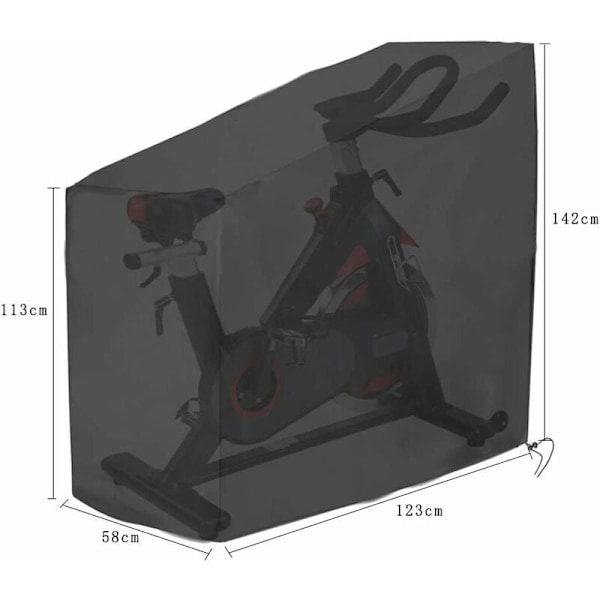 Överdrag för motionscykel Vattentätt överdrag Cykelöverdrag Skyddande överdrag för utomhuscykling Dammskydd UV-skydd