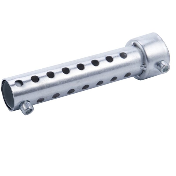 2X Sølv Motorcykel Ud Stød Dæmper Kan Indsætte Baffle Db 35mm x 140mm