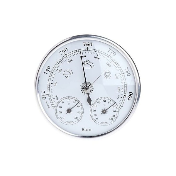 Hushållsväderstation barometer termometer hygrometer väggmontering W