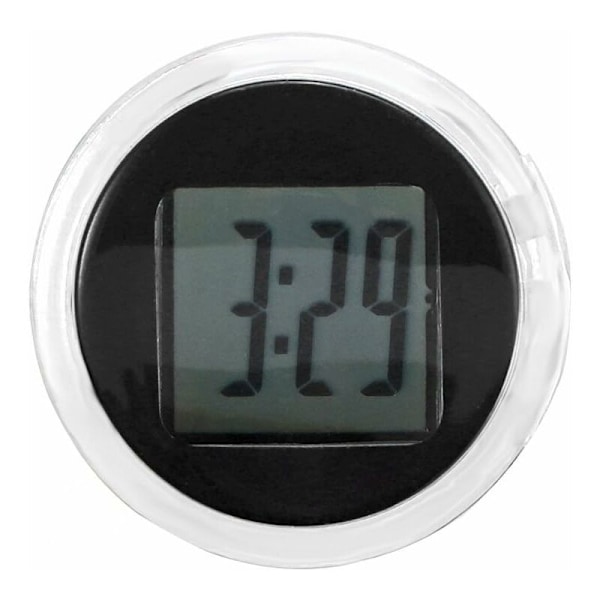 Mini Waterproof Stick-on Motorcycle Clock Watch Motorcycle Car Digital Clock Up (4 PCS)-