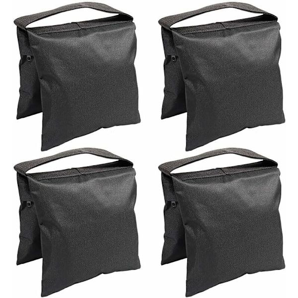 600D Sandsäckssats med 4 stycken Sandsäckar för Belysningsstativ Fotostudio Vikt påse för Stativ