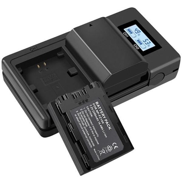 2X Np-Fz 100 Npfz Fz Batterilader til Alpha A9, A7R Iii, Mark 3, A7 3
