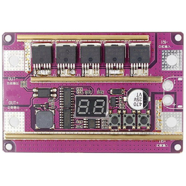 Punktsvets DIY-kit 99 växlar Justerbar punktsvetsstyrkort för svetsning 18650 batteri 0,05-0,3 mm