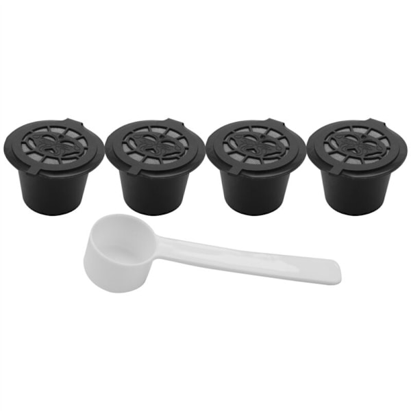 16 st återanvändbara och påfyllningsbara kaffekapslar för Spoon-maskiner