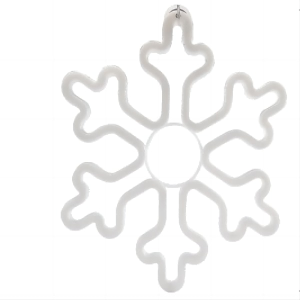 Juldekorationer utomhusbelysning, 40 cm snöflinga snöflingaljus, juldekorationer varmvitt