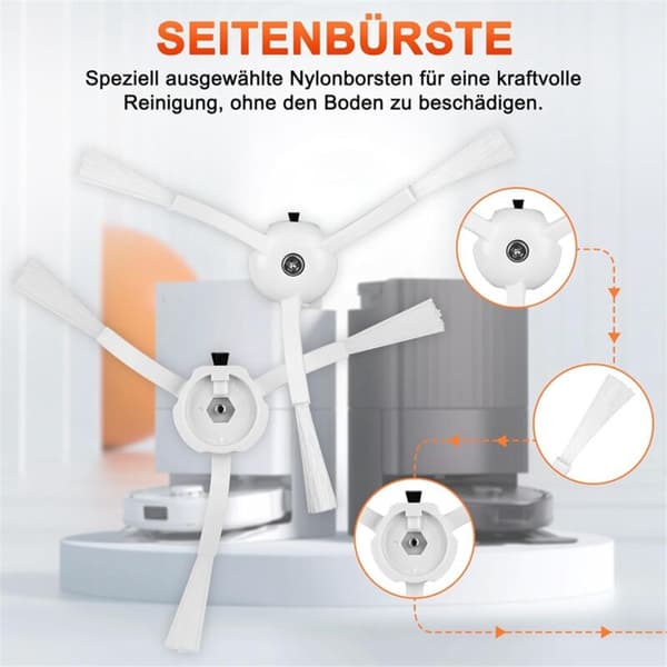 Til Q P10 Robotstøvsuger Sidebørste Mop Støvklude Reservedele Tilbehør
