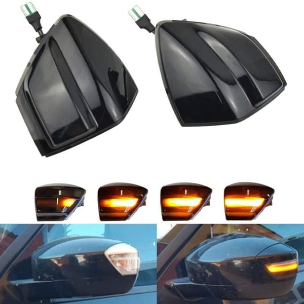 2 stk. Dynamisk sidespejl LED-indikator Blinklys til 2007-2014 C-MAX C394 2008-2012