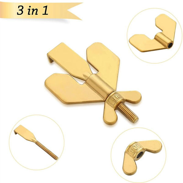 4X Bærbar DørLås Hjem Sikkerhet Skap Reise Låser Heavy Duty Solid for