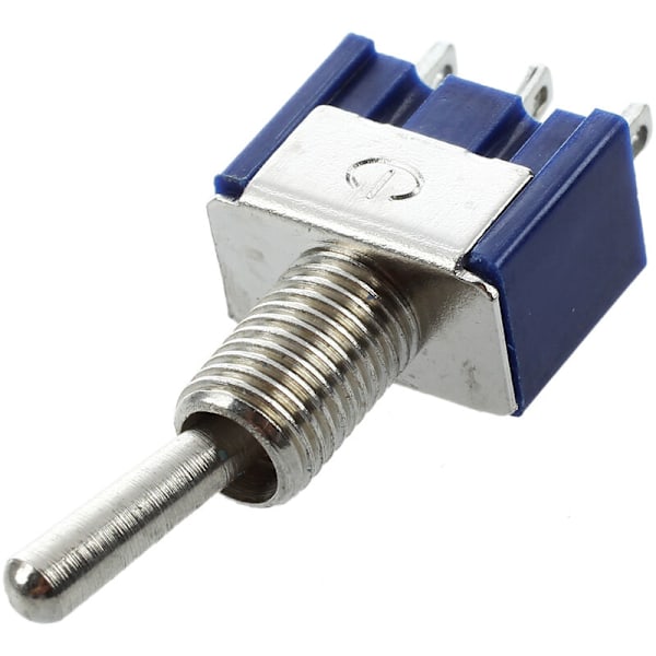 SODIAL(R) 3-Position SPST Latching Mini Vippekontakt 6A 125VAC 3A 250VAC 10STK