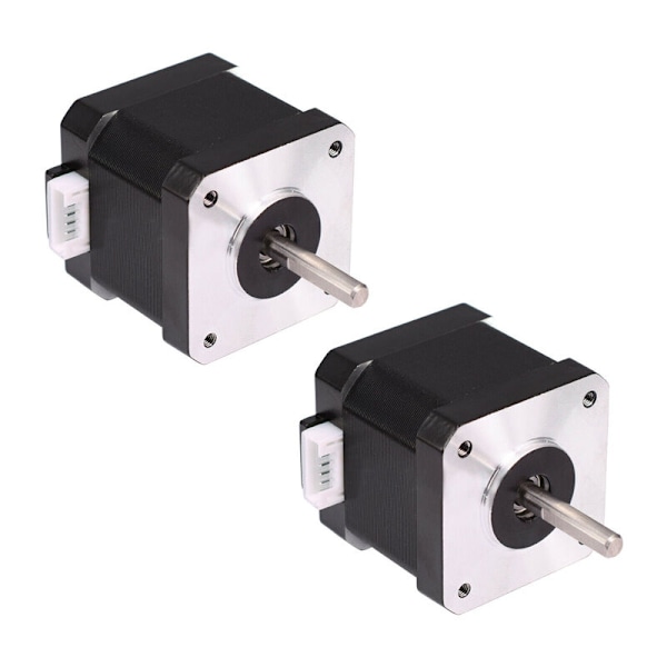 2 st 12V 42mm Steppermotor för 3D-skrivare Robot CNC 1,8 grader NEMA17 2-fas