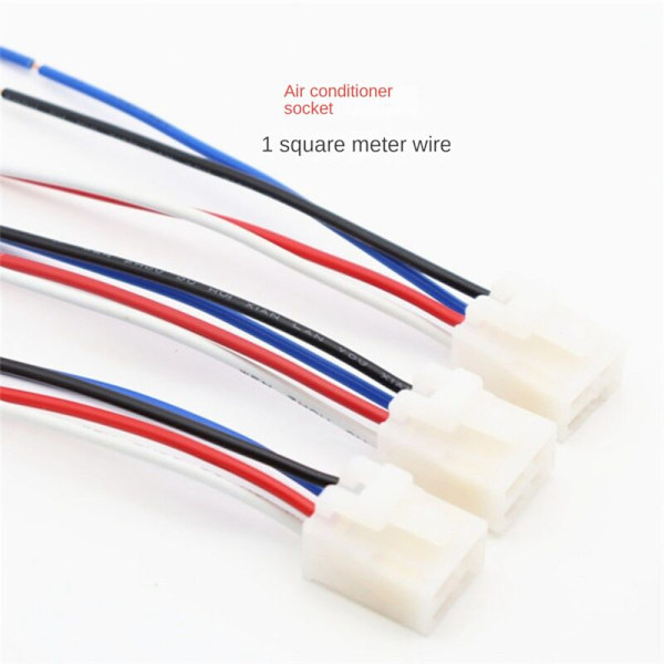 5 stk. 40AMP 12V DC Bil A/C Relæ Forlygte Ventilator og Stik 14 AWG Ledninger 4PIN Automotive
