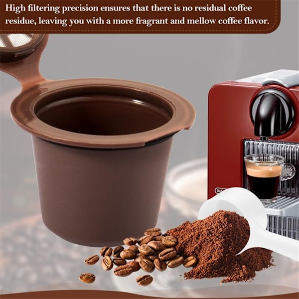 Kaffe Kapsel Filter til Kaffe Maskiner Udskiftning til Kapsler Genanvendelig Kaffe Filter Kapsel