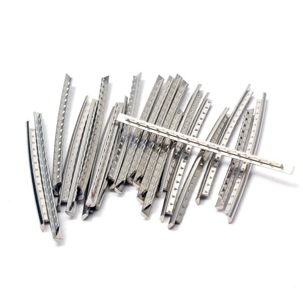 96 st/set Rostfritt Stål Gitarrband Fingerbräda 2,7 mm för Akustiska Delar
