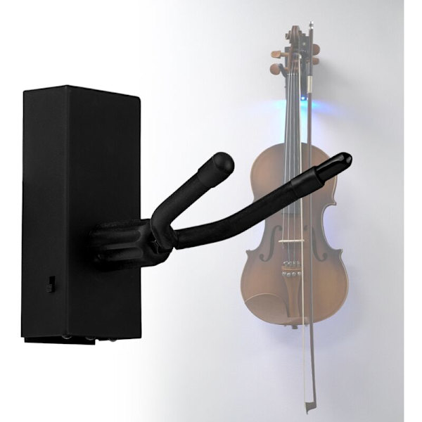 Violinhängare LED-display omgivande ljus violinhållare enkel båghållare lämplig för violin/viola, röd
