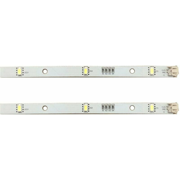 2x LED-ljusremsa för kylskåp frysar Rongsheng Hisense Logik Mddz-162a 1629348