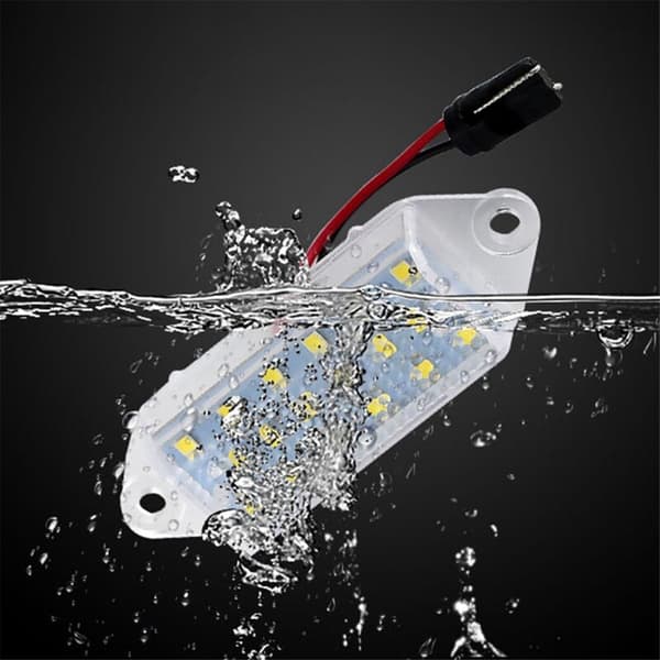 2 stk. LED-nummerpladelys, hvid, til VIII 2004-2008 X 2008-2018