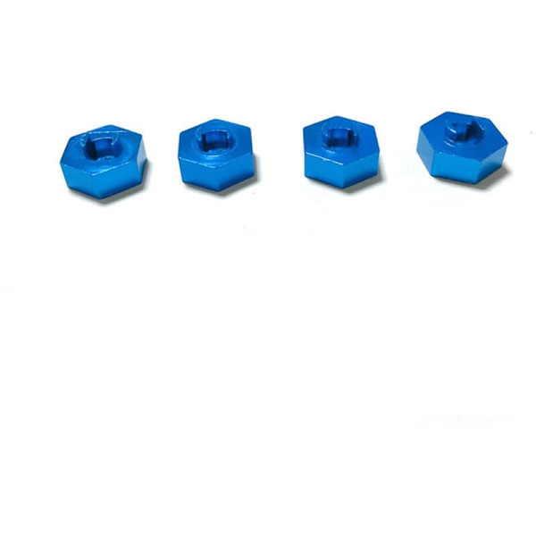 4 kpl metallipyörän kuusiokulma-adapteria LaTrax Teton 1/18 RC-autoon, päivitystarvikkeet, 2